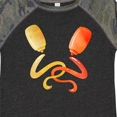 thumbnail image 4 of Inktastic Ketchup and Mustard Boys or Girls Toddler T-Shirt, 4 of 5