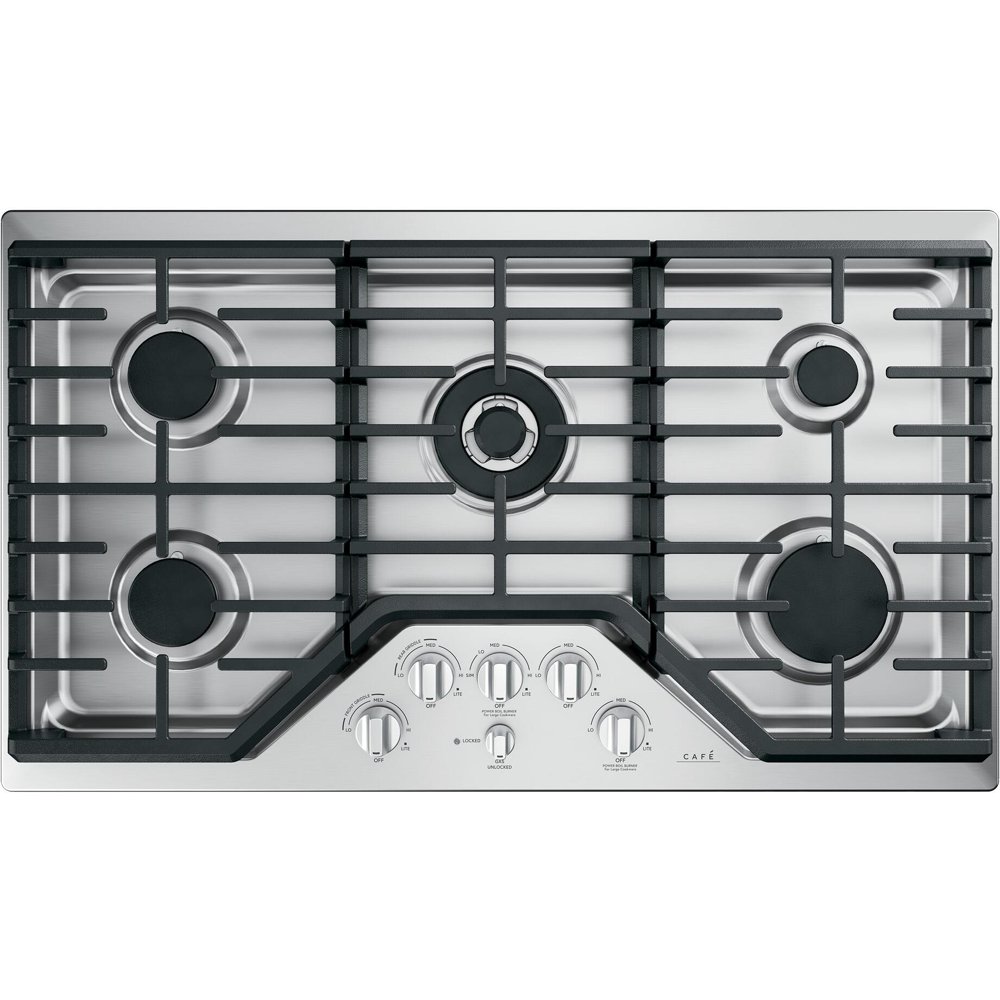 CGP95362MS1 36 BuiltIn Gas Cooktop with 5 Burners Caf Fit Guarantee