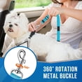 thumbnail image 3 of 2 pack Double Dog Seat Belt, New Dual Pet Car Headrest Restraint Safety Seatbelt No Tangle Dog Leash Duty Adjust Elastic Bungee Puppy Lead Splitter Connect Harness in Vehicle Travel for 2 Dogs, 3 of 5