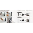 thumbnail image 6 of 10 Pack Iron Balusters Hollow Double Knuckle Stair Spindles Hollow Single Knuckle Iron Spindles 1/2" Square Metal Balusters with 20 Swivel Shoes, 6 of 11