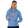 thumbnail image 3 of Smurfs Take Care Of Each Other Hoodie Sweatshirt Women Brisco Brands S, 3 of 4