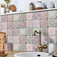 thumbnail image 2 of 24pcs Peel and Stick Kitchen Backsplash Tile Stickers,Moroccan Style Self Adhesive Pvc Waterproof Tile Sticker for Living Room Kitchen Wall Sticker, 2 of 8