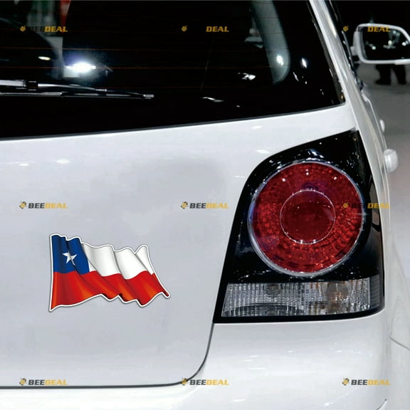Texas State Flag Waving Car Magnet Magnetic Sticker Decal - 2 Pack Reflective 4" - for Truck Door Fridge Reusable Waterproof
