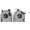 Style:CPU GPU, variant on Metal Cooling Fan High Efficiency For ROG Z13 X GZ301Z Laptop CPU GPU Heat Dissipation Fan