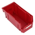 thumbnail image 4 of Parts Storage Bin Back Hanging Container Thickened PP Large Opening Tool Organizer for Garage Workshop 276x139x128mm, 4 of 7