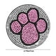 thumbnail image 3 of Plato Decorativo Universal Antideslizante con Estampado de Huella de Pata de Perro para Interior de Coche. Aislamiento Térmico Integrado., 3 of 7