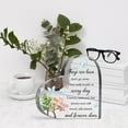 thumbnail image 3 of Sympathy Gifts for Loss of Loved One, Loss of Loved One Acrylic Keepsake, Butterfly Decoration Heart-shaped Acrylic Plaque, Funeral Remembrance Decor Plaque, 3 of 7