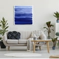 thumbnail image 2 of Stupell Industries Blue Gradient Brush Strokes Graphic Art Gallery Wrapped Canvas Print Wall Art, Design by Allie Corbin, 2 of 7