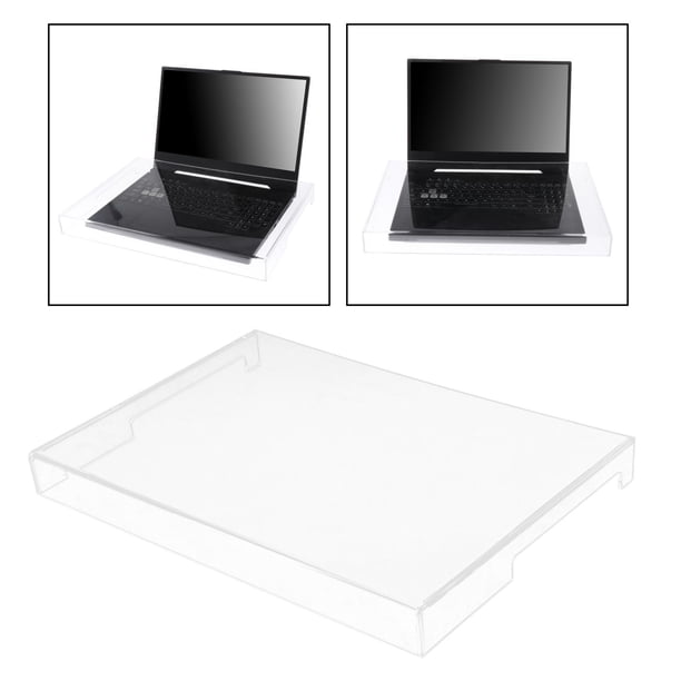 Funda para simple para computadora portátil, funda para computadora portátil transparente a prueba de polvo, con aberturas laterales, cubierta , para para portátiles de 156 pulgadas Hugo Cubierta del teclado