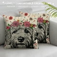thumbnail image 3 of Qinduosi Easter Pillow Covers Inch Throw Pillowcase Easter Eggs Home Sofa Bedroom Cushion Case Seasonal Dog Farmhouse Decorations White, 3 of 5
