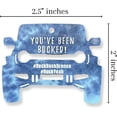 thumbnail image 4 of You've Been Bucked Plastic Die Cut Buck Buck Bronco Tag  30 Pack  Keychain Embellishment  Buck Yeah Bronco Tag Attach Perfectly to Bronco Keychain  #BuckBuckBronco #BuckYeah, 4 of 4