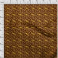 thumbnail image 4 of oneOone Velvet Dark Mustard Fabric Abstract Sewing Craft Projects Fabric Prints By Yard 58 Inch Wide, 4 of 4