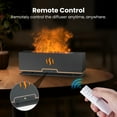 thumbnail image 3 of VAVSEA Flame Diffuser, Essential Oil Diffuser, 2 Colors Cool Mist Aroma Humidifier with Remote Control, for Bedroom Home Office, Black, 3 of 8
