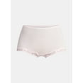 thumbnail image 3 of No Boundaries Body Base Boyshort Panties with Lace, Women's, 3 of 3