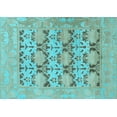 thumbnail image 1 of Ahgly Company Indoor Rectangle Oriental Light Blue Traditional Area Rugs, 6' x 9', 1 of 4