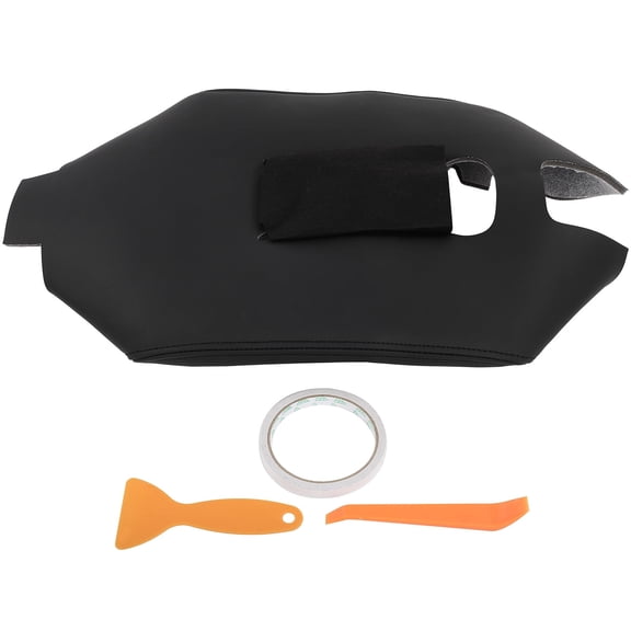 ECCPP Leather Center Console Lid Armrest Cover Fits for 2014-2018 For Chevrolet For Silverado 1500 2500 2500 HD 3500 3500 HD,2017-2018 For GMC For Sierra 1500 2500 HD 3500 HD Black Interior