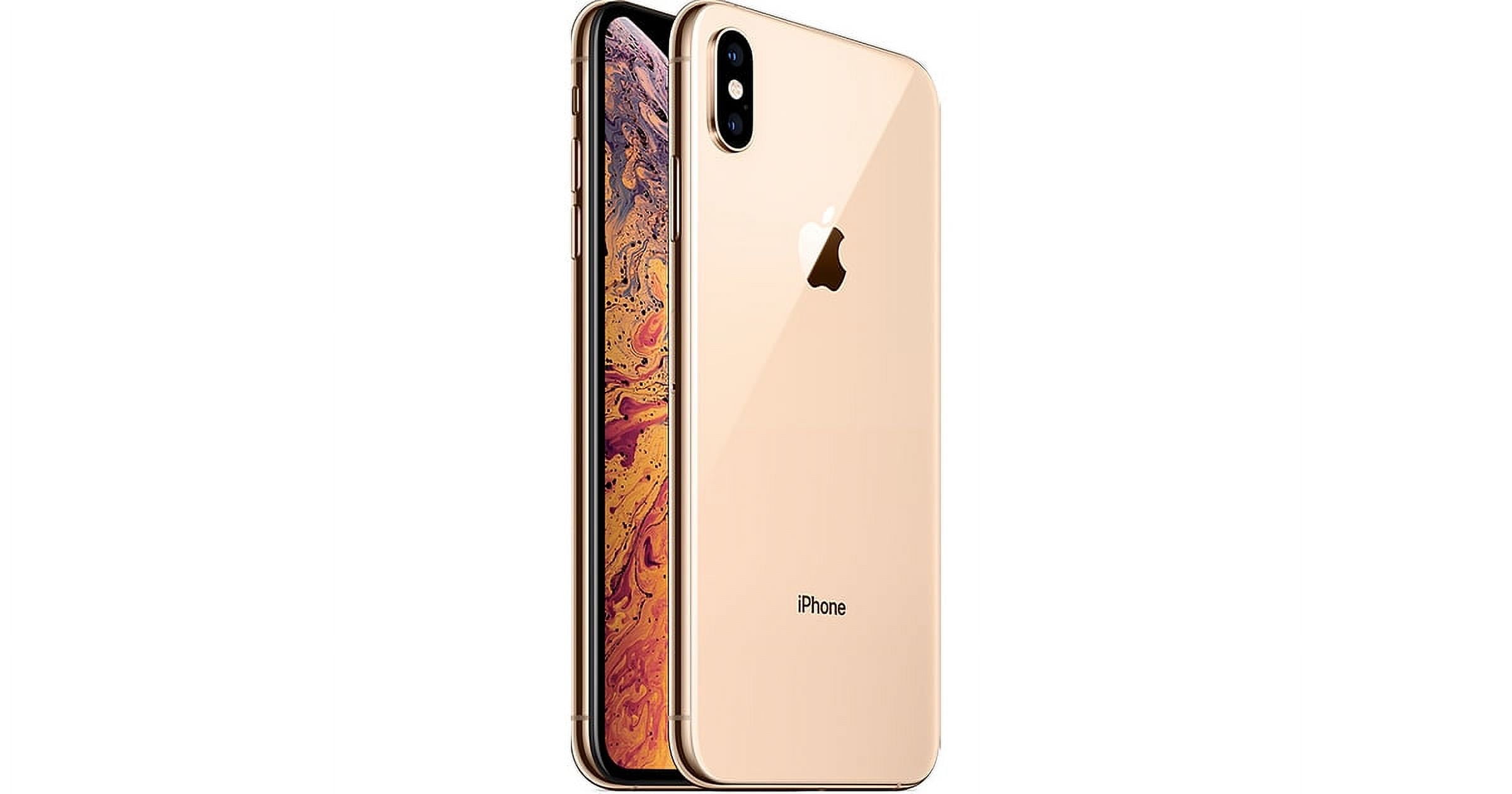 Restored Apple iPhone XS Max 64GB Gold LTE Cellular Straight Talk/TracFone MT5C2LL/A - TF (Refurbished)