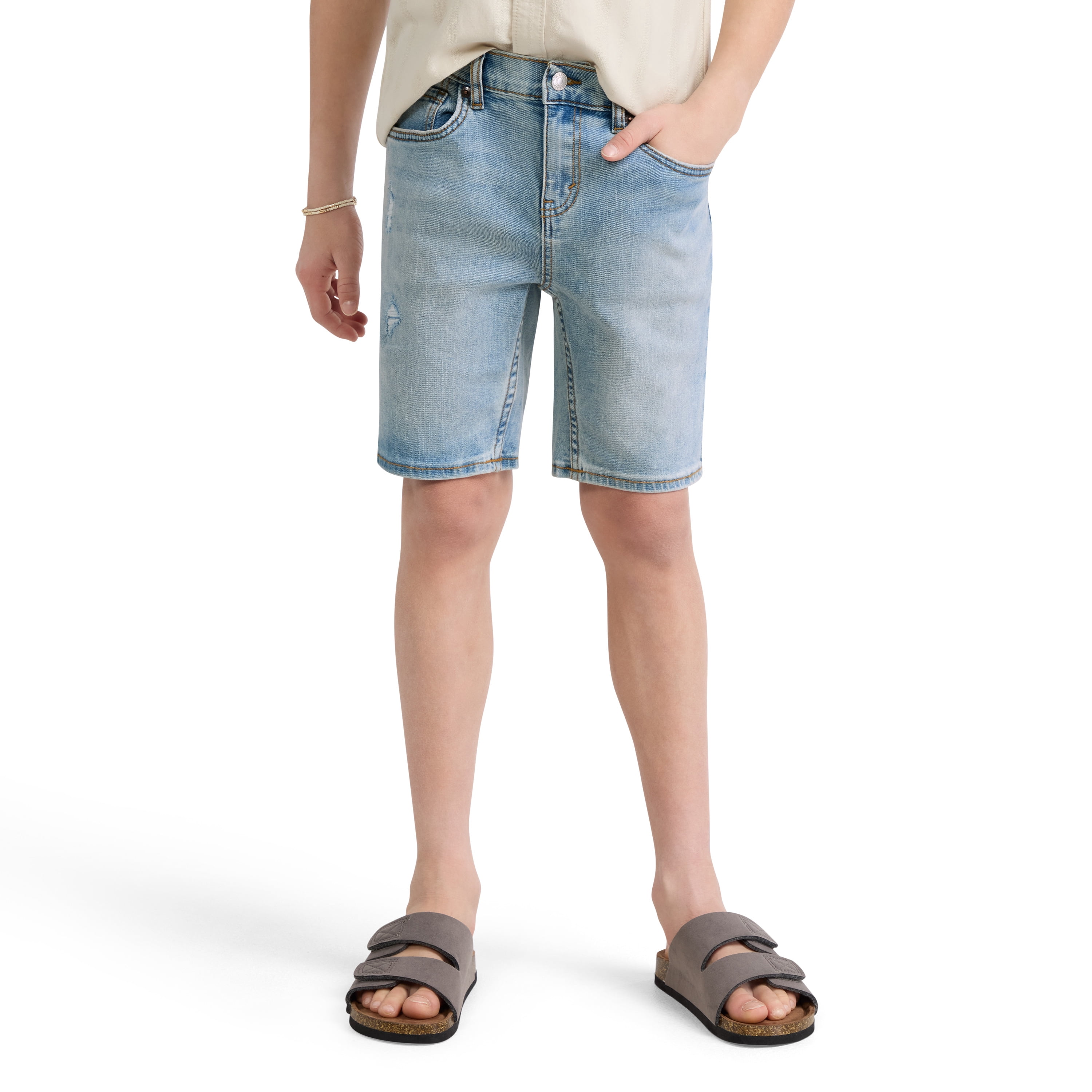 Levi Strauss Signature Boys Slim Fit Denim Shorts, Sizes 4-18