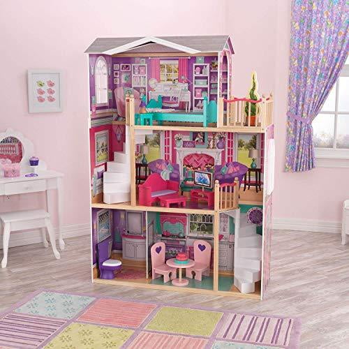 18-Inch Dollhouse Doll Manor  Maison de poupée barbie, Maison de poupée,  Plans de maison de poupée