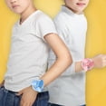 thumbnail image 3 of Cartoon Student Kids Watch Shaped Rechargeable 3 Speed Ruler Travel Cooling Fan, 3 of 10