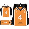 thumbnail image 1 of Conjunto de 3 piezas de voleibol para niños y niñas, mochila escolar de anime con bolsa de almuerzo, bolsas de lápices, mochilas escolares, el mejor regalo, 1 of 5