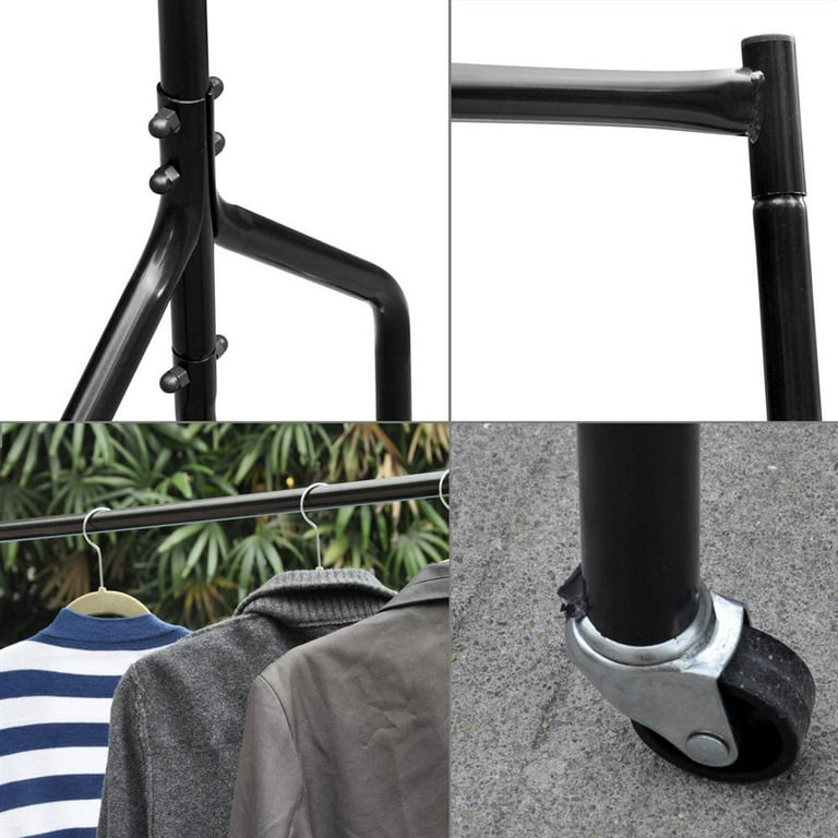 Perfect Design Heavy Duty 4ft Clothes Garment Rail Hanging Rack Market Display