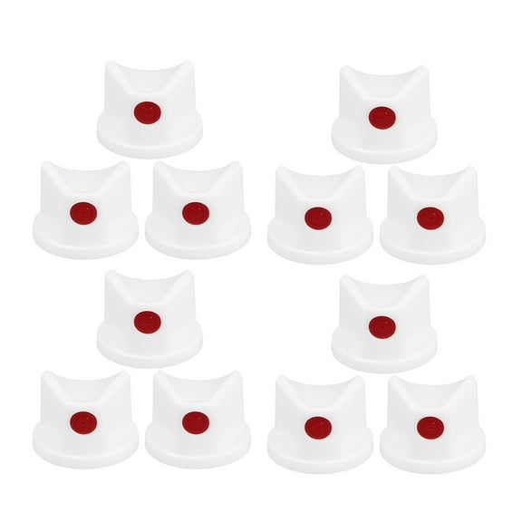Pawsdot 15Pcs White Universal Replacement Spray Paint Can Nozzles for Home and Universal Use