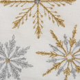 thumbnail image 2 of Design Imports CAMZ10702 Sparkle Snowflakes Embroidered Napkin Set - Set of 6, 2 of 6
