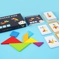 thumbnail image 2 of [Halloween] 60-Piece Wooden Jigsaw Puzzle Game - Develops Geometry, Math, Problem-Solving Skills, and Hand-Eye Coordination - Perfect Educational Toy for Kids, Ideal Halloween and Christmas Gift, 2 of 5