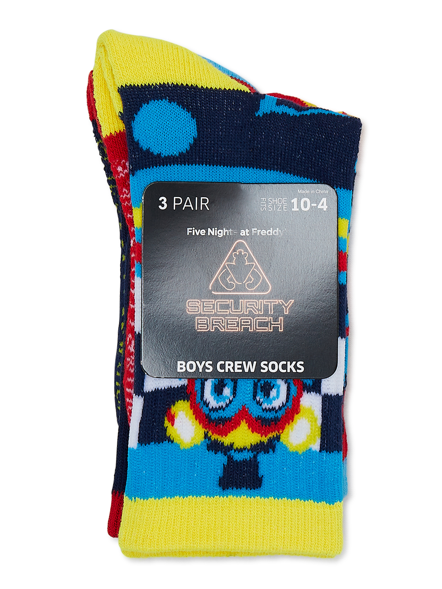 Five Nights at Freddy's 3 Pack Socks