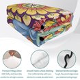 thumbnail image 4 of Full Quilt Set 78''x90'', Boho Floral Lightweight Bedspread Coverlet Set with 2 Pillow Shams, Bohemia Country Colorful Mandalas Flower Breathable All Season Quilt Bedding for Bedroom/Guest Room, 4 of 9
