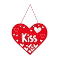 thumbnail image 3 of Letrero colgante para el Día de San Valentín, decoraciones para el Día de San Valentín, adorno para exteriores, placa de pared de amor para ventana de Estilo B, 3 of 8