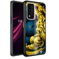 thumbnail image 1 of DALUX Ultra Slim PC-TPU Phone Case Compatible with T-Mobile REVVL V Plus 5G / REVVL V+ 5G (2021) - Golden Moon, 1 of 3