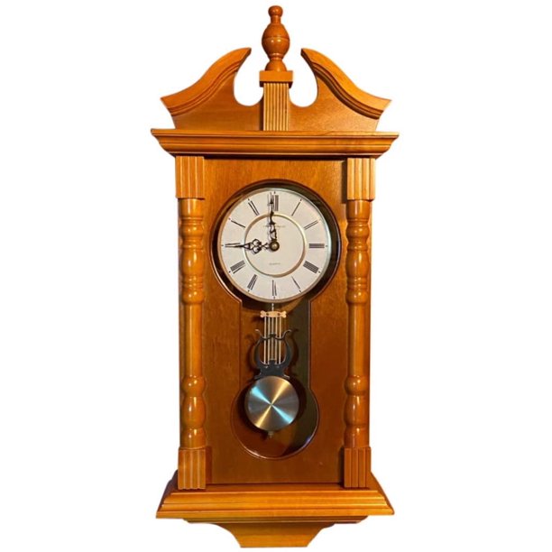 Wall Clocks Grandfather Wood Wall Clock with Chime. Pendulum Wood