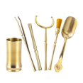 thumbnail image 4 of Juego de de Té de Kungfu, Tetera Decorativa de Mesa, Accesorios para Bolígrafos, Organizador, Cucharadita, Juego de Caballeros de Té Chino piezas Gloria Ceremonia de té, 4 of 9