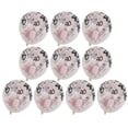 thumbnail image 2 of 10Pcs Latex Transparent Balloon with Nnumber 40 Pattern for Birthday Party Wedding Anniversary Decoraterose gold sequin, 2 of 8