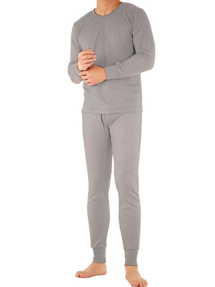 Men Women Winter Warm Sleepwear Thermal Underwear Long Johns Top & Bottom Set