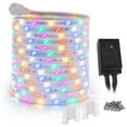 thumbnail image 2 of WYZworks 960LEDs, 50ft Colorful 16-Mode Flat LED Outside Strip Lights, SMD 2835, Waterproof Permanent Heavy Duty Outdoor Exterior Accent Lighting, ETL Certified, Connectable Flexible Clear PVC Shell, 2 of 9