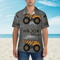 thumbnail image 4 of Fotbe Construction Machines Hawaiian Shirt For Men Unisex Summer Beach Casual Short Sleeve Cotton Linen Button Down Shirts-Medium, 4 of 9