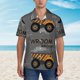 thumbnail image 2 of Balery Construction Machines Camisas hawaianas de manga corta para hombre, camisas playeras de corte holgado, camisas de vacaciones con botones,Small, 2 of 7