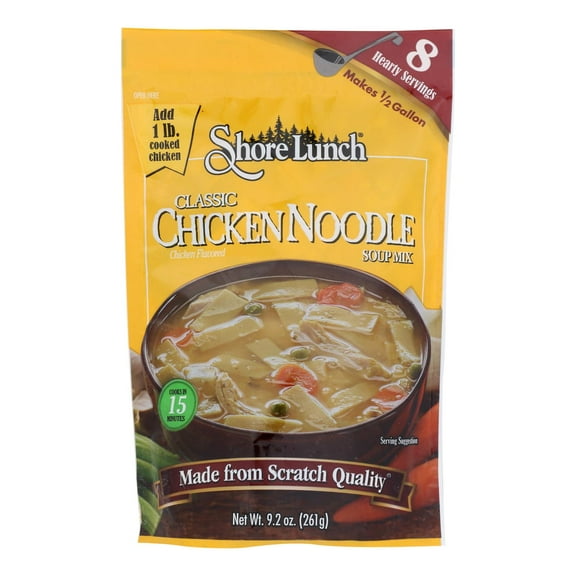 (Price/Case)Shore Lunch Classic Chicken Noodle Soup Mix 6/9.2oz, 428804