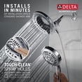 thumbnail image 6 of Delta 75687D Universal Showering 2.5 GPM Multi Function Shower Head - Nickel, 6 of 6