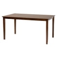 thumbnail image 4 of Baxton Studio Olympia Modern Grey Fabric and Walnut Brown Finished Wood 7-Piece Dining Set, 4 of 10