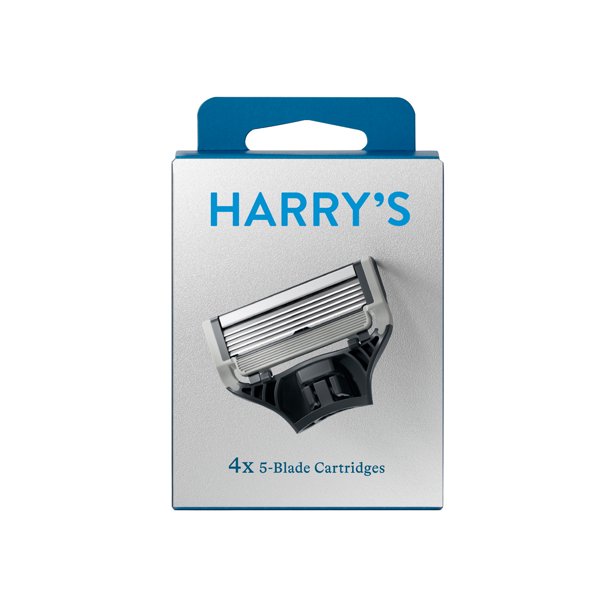 Harry's Men's Razor Blade Refills, 5Blade Razor Blade Cartridges, 4 pk