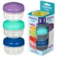 thumbnail image 2 of Sistema To Go Mini Bites, 130 mL, Assorted Colours, 3 Pack, 2 of 5