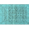 thumbnail image 1 of Ahgly Company Indoor Rectangle Persian Light Blue Traditional Area Rugs, 8' x 12', 1 of 4