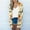 Beige, variant on Deal of the Week Ofreoo Fashion Women's Casual Long Sleeve Print Pocket Ladies Tops Blouse Cardigan Women's Cardigans