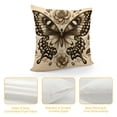 thumbnail image 4 of YANMS Yellow Butterfly Throw Pillow Cover Cases with Beauty Wings Flower Insect Floral Outdoor Decor Pillowcase Home Square Pillow Slip White, 4 of 5