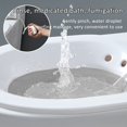 thumbnail image 2 of CHOK Bain Assis Pliable Sans Squat Bain Assis pour Toilette Hémorroïdes Soins Post-Partum pour Traiter Blessures Post-Partum Hémorroïdes Soins Périnéaux Récupération Épisiotomie Réutilisable Anal et Vaginal C, 2 of 9