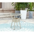 thumbnail image 3 of Haven All-Weather Wicker Outdoor Round Glass-Top Accent Table with Storage, 3 of 9
